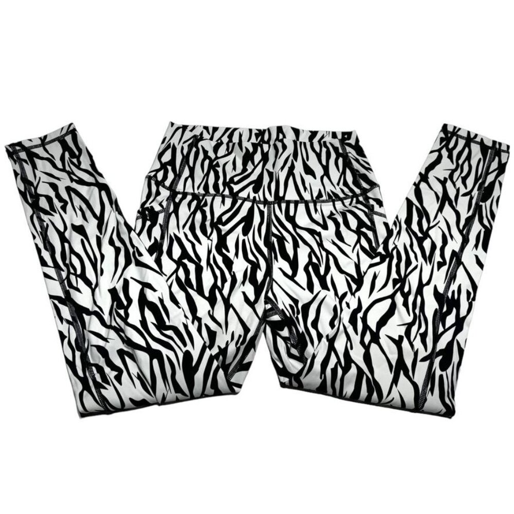 ZYIA Zebra Print Leggings Size 8-10